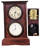 L.F. & W.W. Carter, shelf calendar clock, ca 1862-1867.