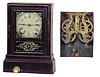 Terry and Andrews shelf clock, ca 1840. Predecessor of the Ansonia Clock Co..