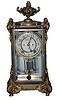 Ansonia Clock Co. crystal regulator, "Marquis", ca 1904.
