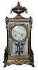 French crystal regulator signed "Japy Freres" and "Made in France", on the 8 day movement.