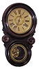 E. Ingraham "Iota", ca 1881. This is one in a series of round top, round bottom clocks, made by Ingraham in the late 1800's.