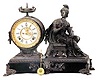 Ansonia Clock Co figure clock, "Victory", ca 1894.