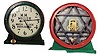 Seth Thomas 2 sided street clock, or shop clock, advertising a watch and clock repairing business.