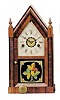 New Haven Clock Co. mantle clock, "Small Gothic", ca1880.