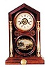 E. Ingraham mantle clock, "Doric-Extra Gilt Columns", ca 1880.