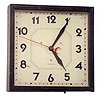 Middlesbury electric shop clock. Label of instruction on the back.