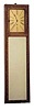 Ansonia Clock Co. mirror clock, "Modern", ca 1923.