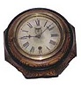 Waterbury Clock Co. "6 Inch Lever". 8 day time only movement is not running.
