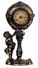 American novelty, no name. Large for this type clock, 11 inches.