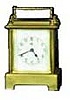 Waterbury Clock Co. carriage clock, "Conductor", ca 1893.