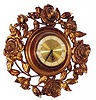 Syroco Wood decorative clock by "Syracuse Ornamental Co".