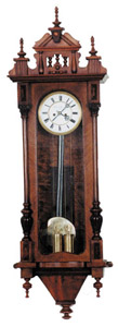 Vienna 2 weight, signed by "Wilhelm Krum, Wien", Vienna, Austria. — Antique Clocks Price Guide