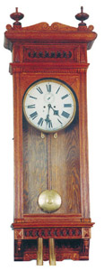 Waterbury Clock Co. "Regulator No.54", ca 1915. — Antique Clocks Price Guide