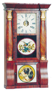 Seth Thomas "Large Rosewood Column", ca 1875. — Antique Clocks Price Guide