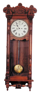 New Haven Clock Co. hanging clock, "Elfrida", ca 1900. — Antique Clocks Price Guide