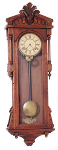 Ansonia Clock Co. hanging clock, "Bagdad", ca 1904. — Antique Clocks Price Guide