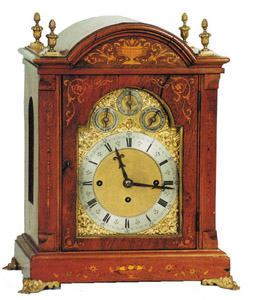 8 Bell Bracket Clock, possibly made by Winterhalter &amp; Hoffmeyer. — Antique Clocks Price Guide