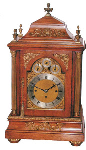 Winterhalter &amp; Hoffmeyer Victorian Oak, Chiming Bracket Clock, ca 1890. — Antique Clocks Price Guide