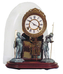 Ansonia Clock Co., "Crystal Palace No. 1 Extra", ca 1875. — Antique Clocks Price Guide