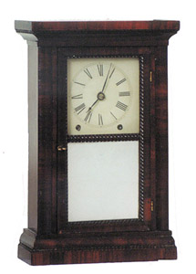 Sperry &amp; Shaw, New York, ca 1840's, ripple case shelf clock. — Antique Clocks Price Guide