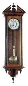 F. Kroeber Clock Co., New York. Vienna Regulator, ca 1888. — Antique Clocks Price Guide