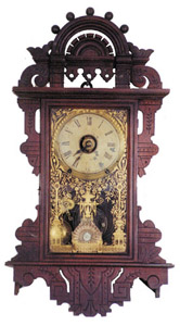Seth Thomas, "Hanging Eclipse", or "Balltop" clock, ca around 1900. — Antique Clocks Price Guide