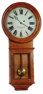 Little &amp; Eastman wall regulator. — Antique Clocks Price Guide