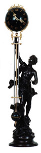 Contemporary mystery clock. — Antique Clocks Price Guide