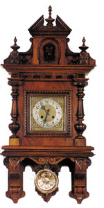 German open swinger wall clock, — Antique Clocks Price Guide