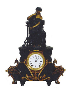 Seth Thomas &amp; Sons statue clock, "No. 8028", ca 1876. — Antique Clocks Price Guide