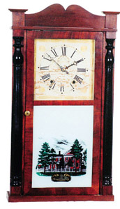 Marshall &amp; Adams column and splat clock — Antique Clocks Price Guide