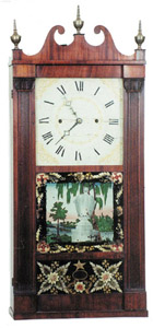 Jerome, Thompson, &amp; Co pillar and scroll clock, ca 1826. — Antique Clocks Price Guide