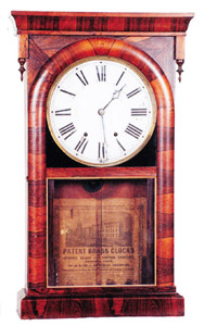 Ansonia Brass and Copper Co. time and strike shelf clock, ca 1869-1877. — Antique Clocks Price Guide