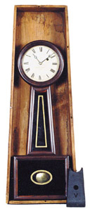 Howard &amp; Davis banjo, No. 5, ca 1842-1857. — Antique Clocks Price Guide
