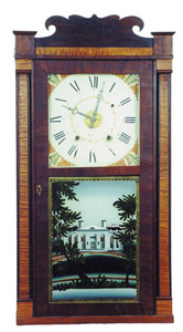 Putnam Bailey flat cased column and cornice. — Antique Clocks Price Guide