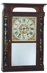Hopkins &amp; Alfred column clock, ca1832. — Antique Clocks Price Guide