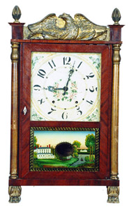 Atkins &amp; Downs column and splat — Antique Clocks Price Guide