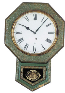 Ansonia Clock Co. "12 Inch Drop Octagon", ca 1901. — Antique Clocks Price Guide