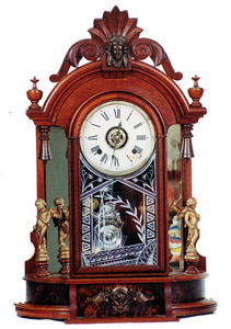 Ansonia Clock Co. mantle clock, "Triumph", ca 1880. — Antique Clocks Price Guide