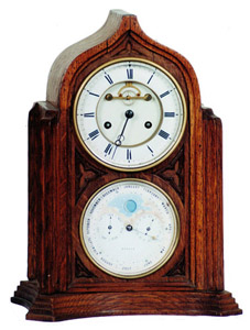 French shelf calendar clock by "A. Brocot &amp; Delettrez, Paris". — Antique Clocks Price Guide