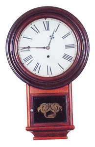 Welch, Spring &amp; Co. "Round Top Drop Regulator", ca 1878. — Antique Clocks Price Guide