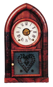 Terry &amp; Andrews beehive gothic, 1845-1850. — Antique Clocks Price Guide