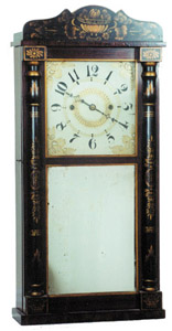 Luman Watson column and splat — Antique Clocks Price Guide