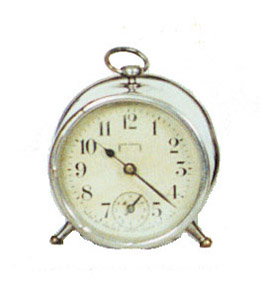 New Haven alarm clock, "The Junior Tattoo Alarm", ca 1906. — Antique Clocks Price Guide