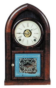 Daniel Pratt &amp; Sons beehive gothic, ca 1848. — Antique Clocks Price Guide