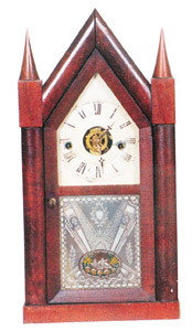 Terry &amp; Andrews steeple clock, ca 1847. — Antique Clocks Price Guide