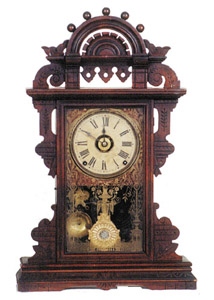 Seth Thomas "Eclipse" or Balltop shelf clock, ca 1900. — Antique Clocks Price Guide