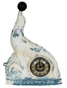 Electric Carstairs White Seal (Whiskey) advertising clock — Antique Clocks Price Guide