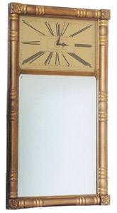 Waltham mirror clock. — Antique Clocks Price Guide
