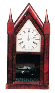 "Chauncey Goodrich, Bristol, Conn", 30 hour steeple clock. — Antique Clocks Price Guide
